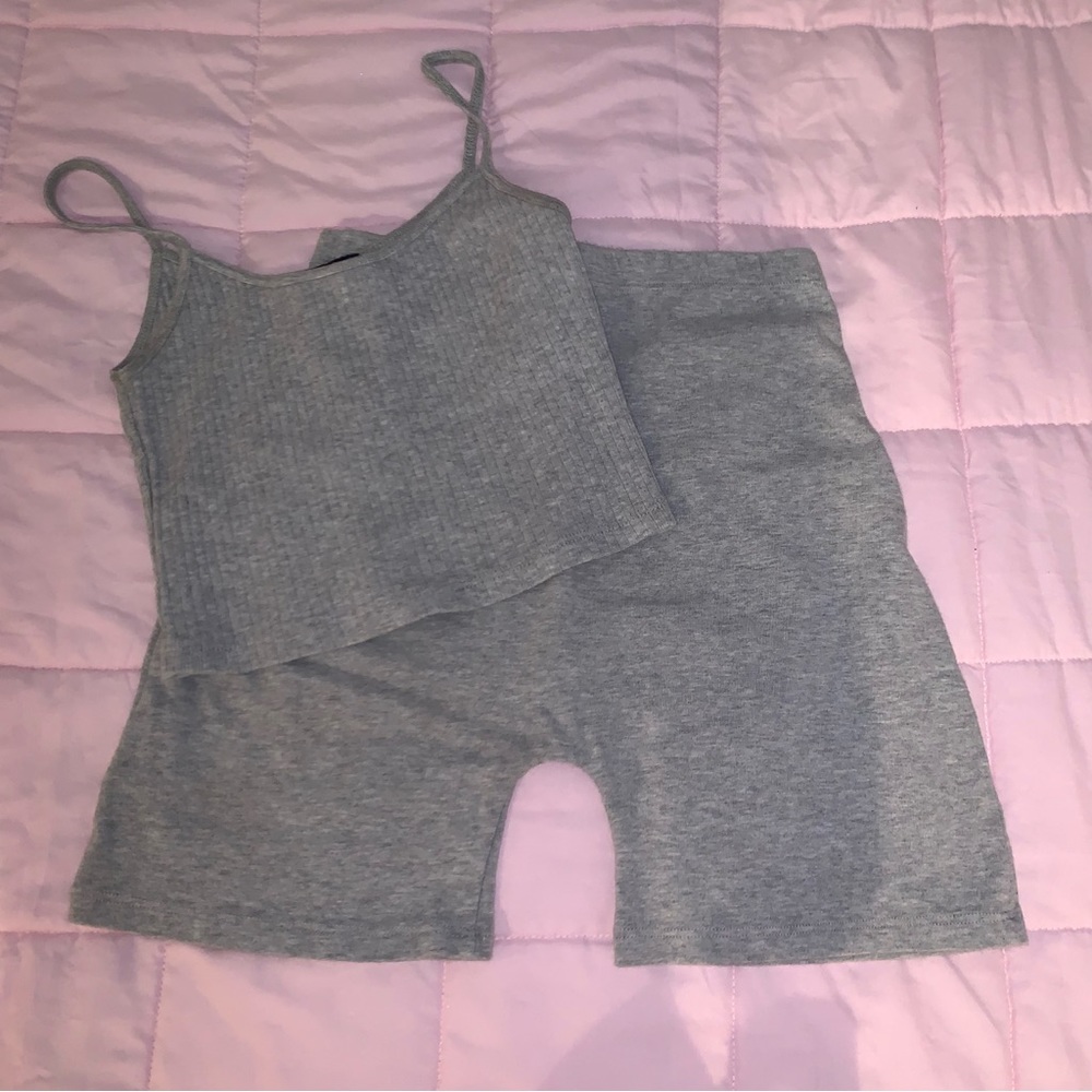 Brandy Melville gray lounge set